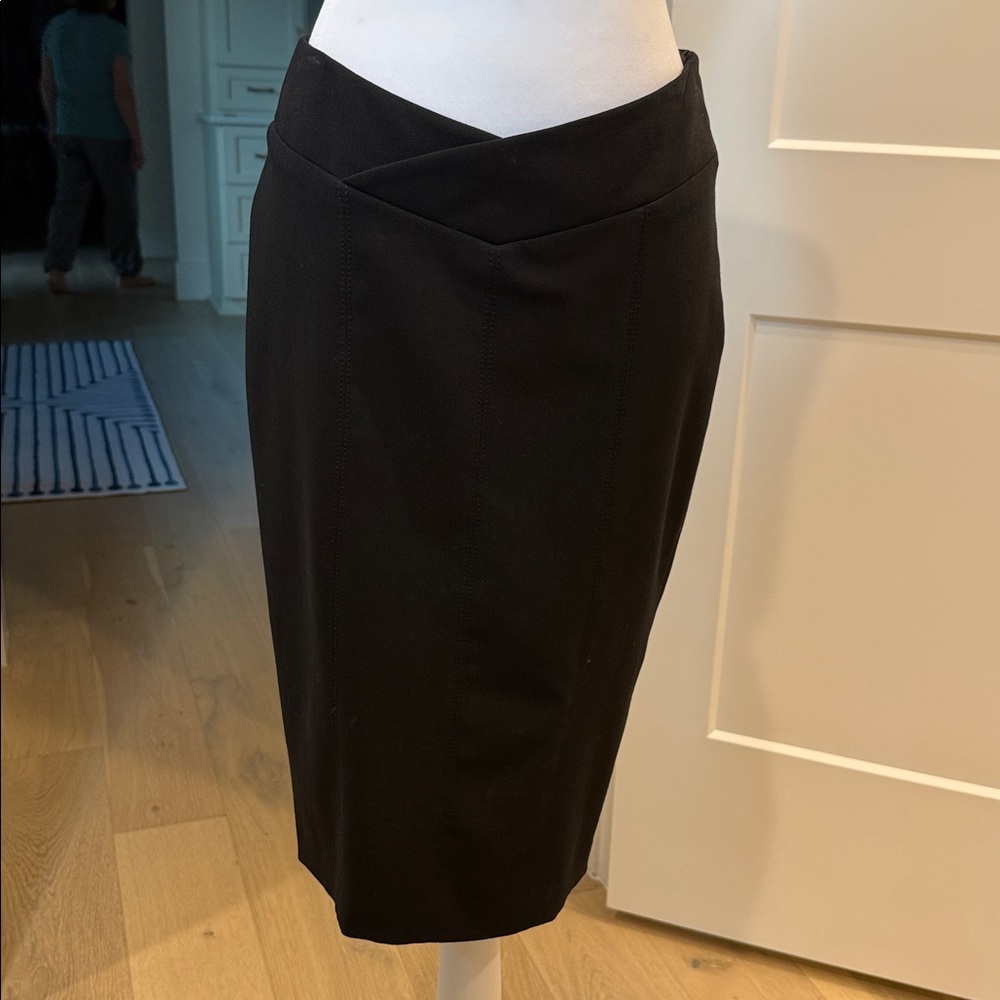 Mango Black Pencil Skirt